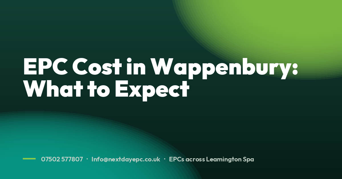 EPC Cost in Wappenbury: What to Expect