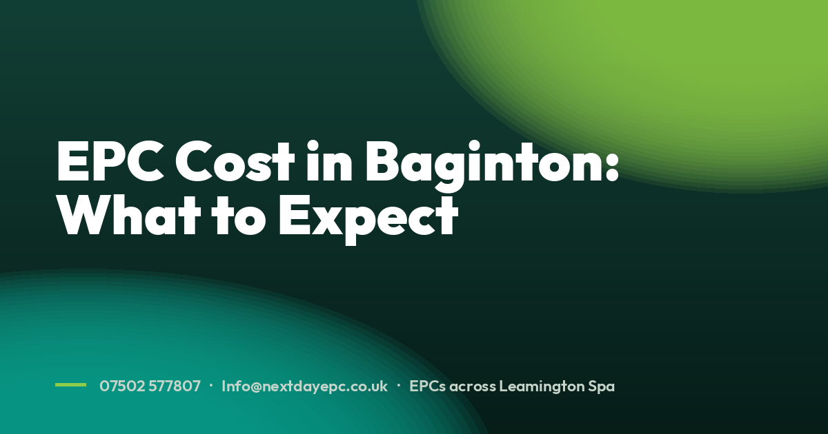 EPC Cost in Baginton: What to Expect