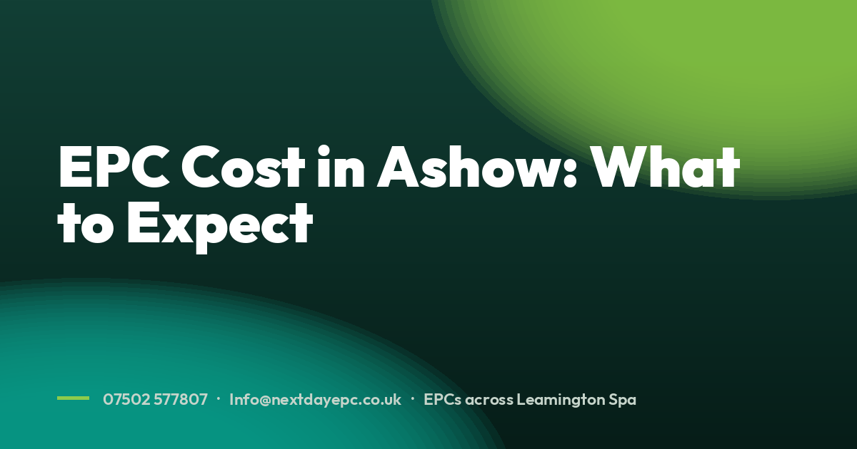 EPC Cost in Ashow: What to Expect