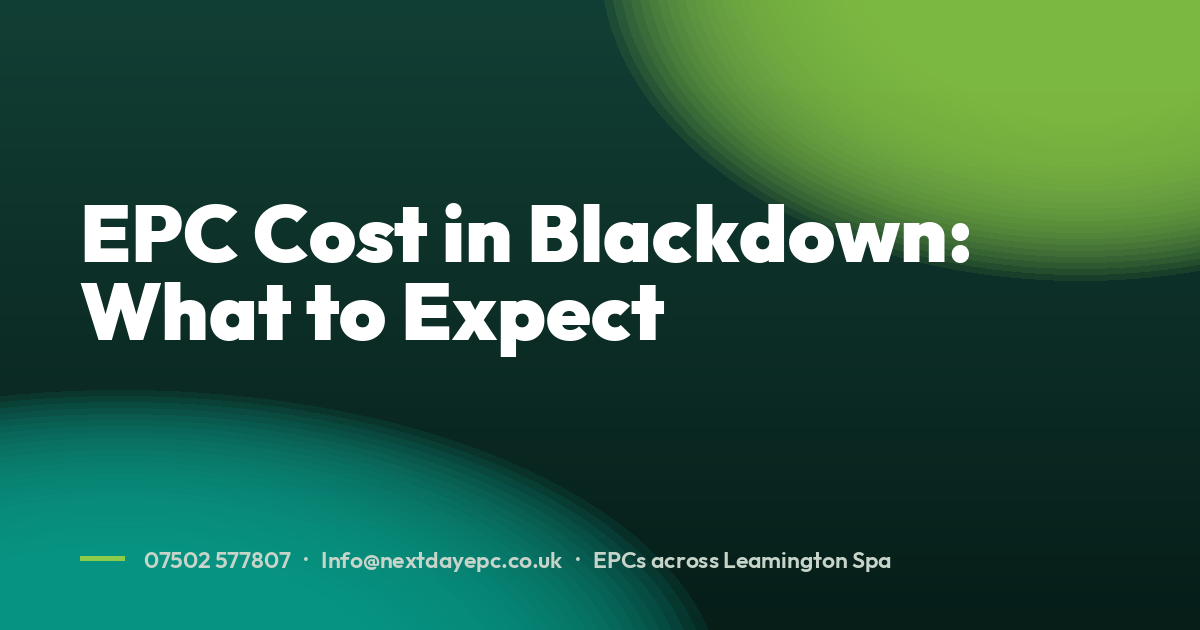 EPC Cost in Blackdown: What to Expect
