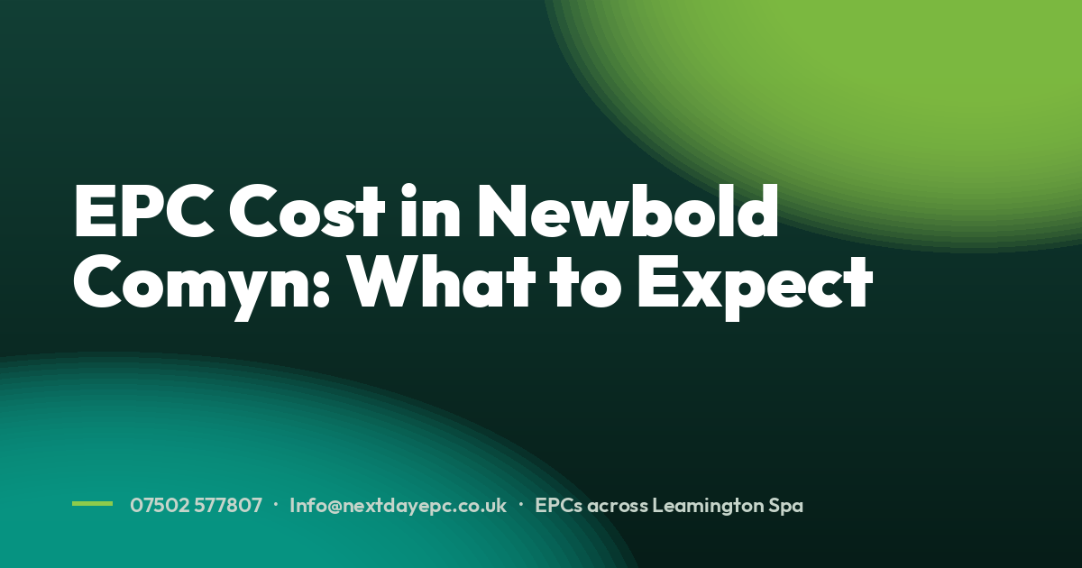 EPC Cost in Newbold Comyn: What to Expect
